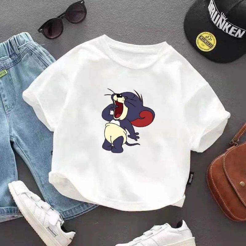 Áo Thun Bé Gái Ngắn Tay 100% cotton Nguyên Chất