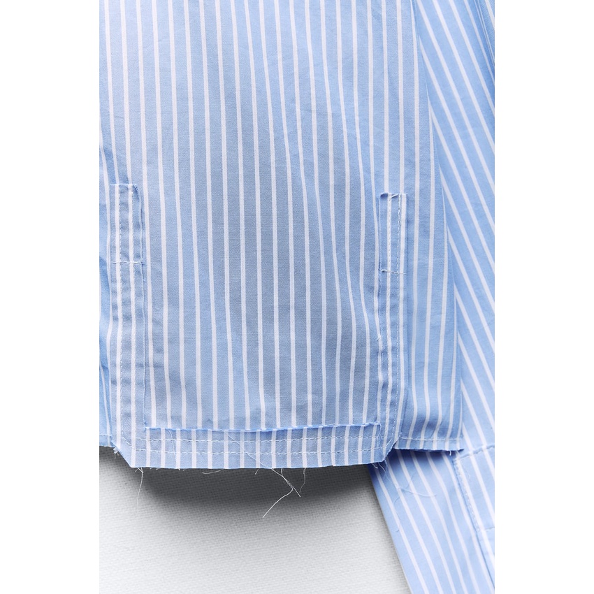 Áo sơ mi croptop Zara authentic