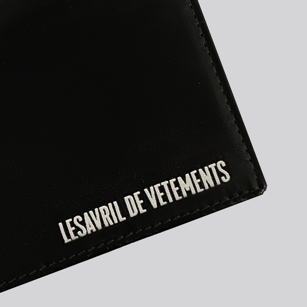 Ví ngắn Lesavril de Vetements - Black