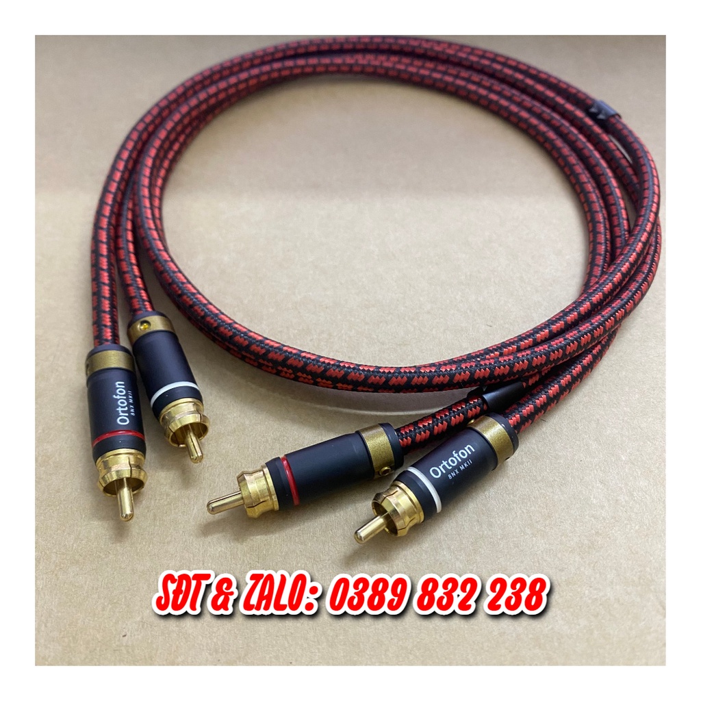 Dây AV tín hiệu âm thanh ORTOFON Cao Cấp Mỹ - Hàng Chính Hãng