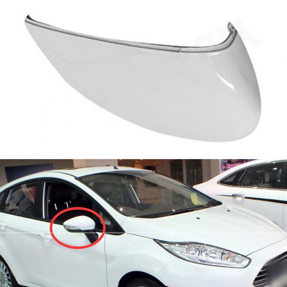 Nắp Gương Chiếu Hậu Bằng Nhựa Màu Trắng Cho ford fiesta