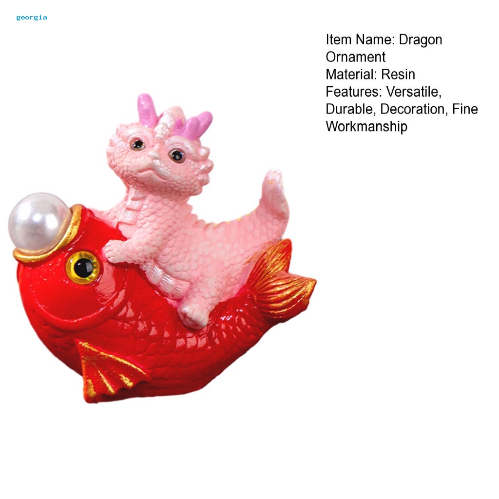 Tượng Rồng Đầy Màu Sắc Trang Trí Bàn Làm Việc / Văn Phòng