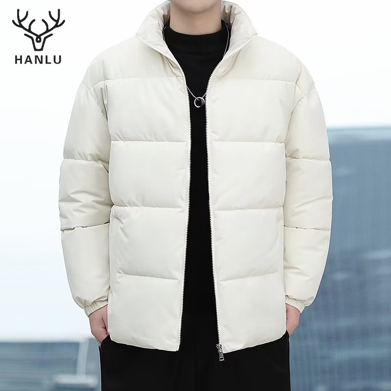 Áo Khoác cotton Có Nón Dày Dặn Giữ Ấm Phong Cách Hàn Quốc Chất Lượng Cao Cho Nam