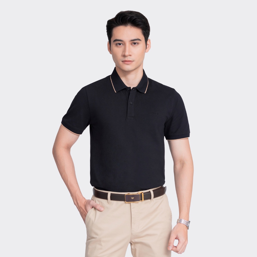 Áo polo nam ngắn tay Aristino phom Regular fit suông nhẹ, chất liệu cotton thoáng mát, thấm hút tốt - APS167S3