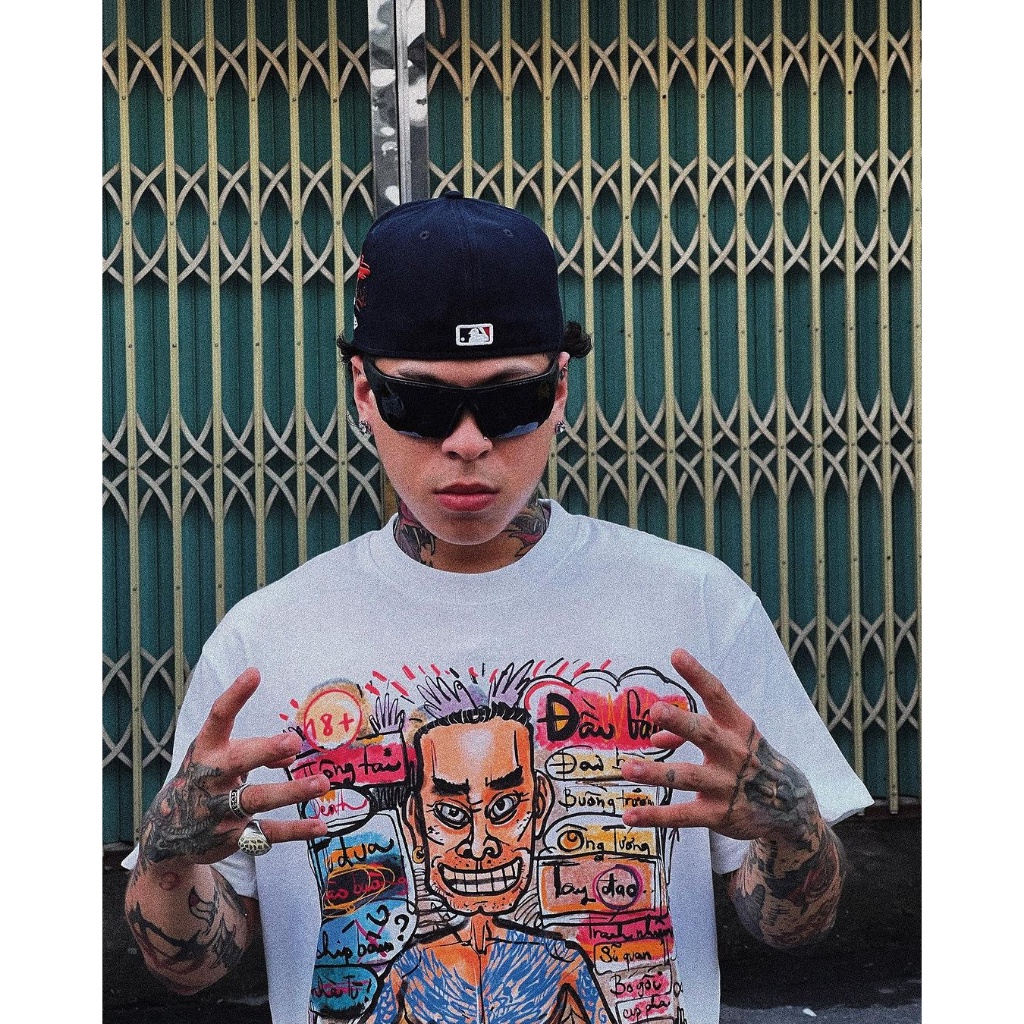 Áo Thun Tay Lỡ Unisex Bánh Khả, 100% Cotton, Thiết Kế Độc Quyền, Hình In DTG - Dragon Boyz Brand Chính Hãng