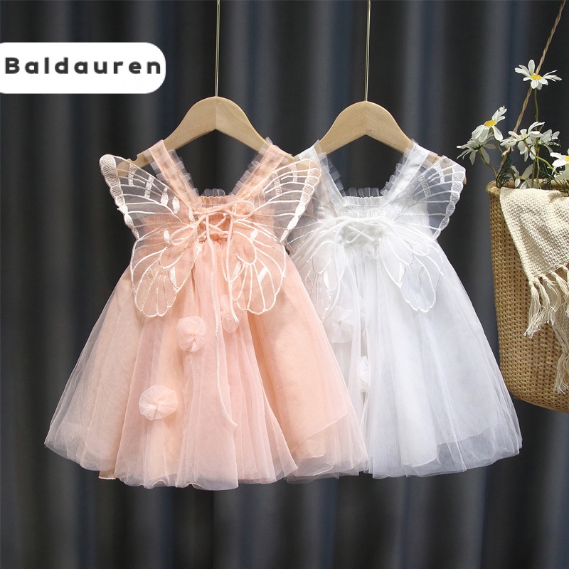 ShiningTreasures Váy Bé Gái váy váy trẻ em công chúa bé gái thời trang dễ thương đẹp 2023 NEW KLQ230001C 40Z231007