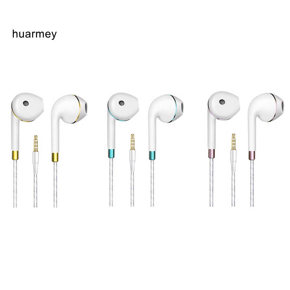 Huarmey Tai Nghe Nhét Tai Thể Thao Âm Trầm Có Micro Chất Lượng Cao