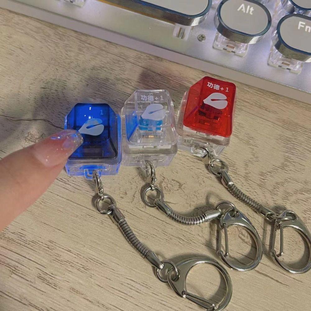 Shanhai Móc Chìa Khóa Kiểm Tra Phím Cơ Học Có Đèn led Và Nút Bấm Tháo Rời Tiện Dụng