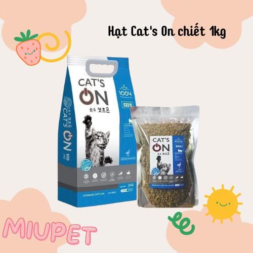Hạt Cat's On Túi Chiết 1KG Dành Cho Mèo Mọi Lứa Tuổi