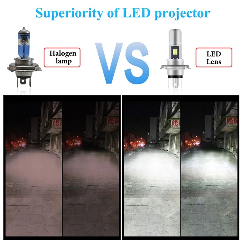 1 X Đèn Pha led p15d h6m h4 2835smd 3w Chất Lượng Cao Cho Xe Mô Tô