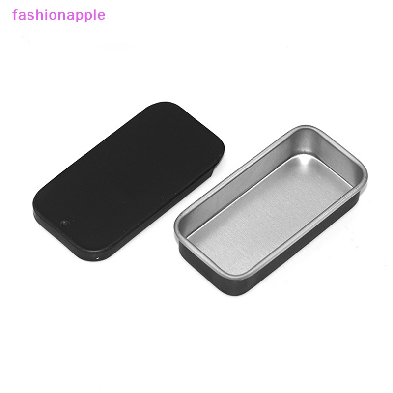 Hộp Thiếc mini Hình Chữ Nhật Rỗng Mạ Thiếc Đựng Kẹo / Thuốc Vi Tính Thời Trang