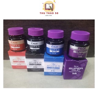  Mực bút máy cao cấp PILOT Nhật Bản 30ml XANH ĐỎ ĐEN TÍM. - Văn phòng phẩm Bảo Quân 