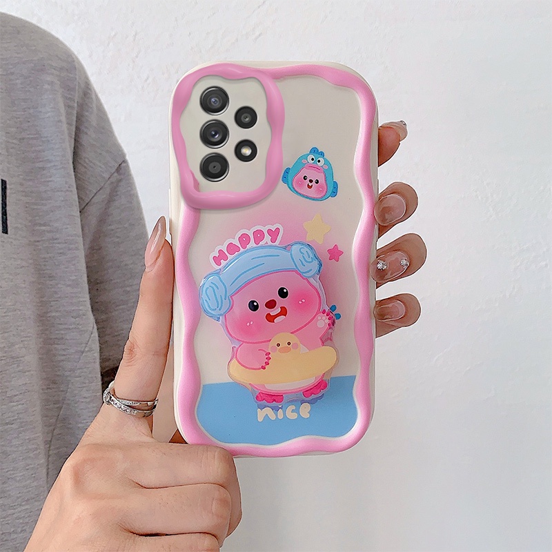 Ốp lưng samsung a23  Dễ Thương Ốp Điện Thoại Chống Sốc Hình Búp Bê Hoạt Hình 3d Thời Trang Cho samsung a23