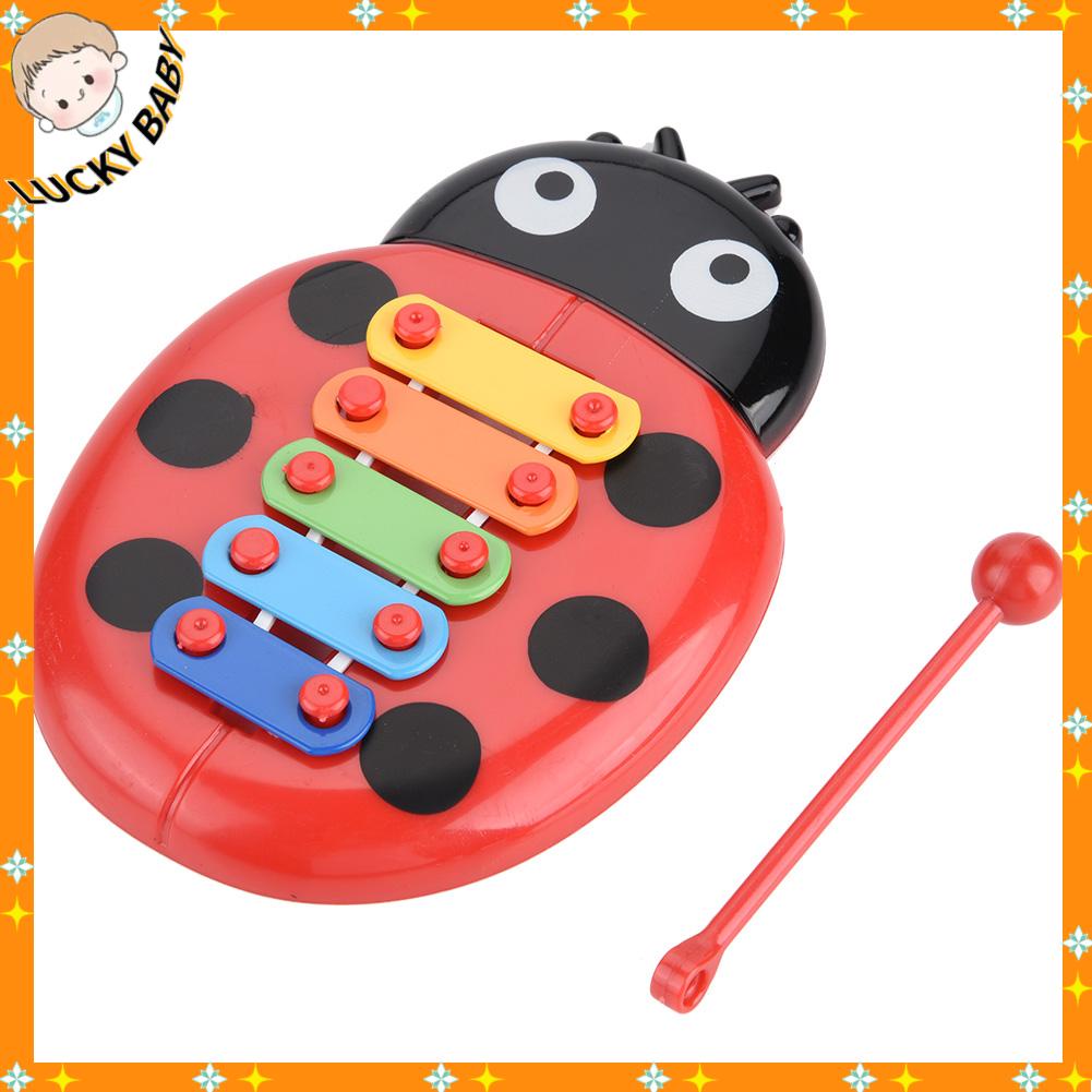LUCKYBABY Quà tặng nhạc cụ cho bé Xylophone Beetle Đồ chơi trẻ em phát triển giáo dục