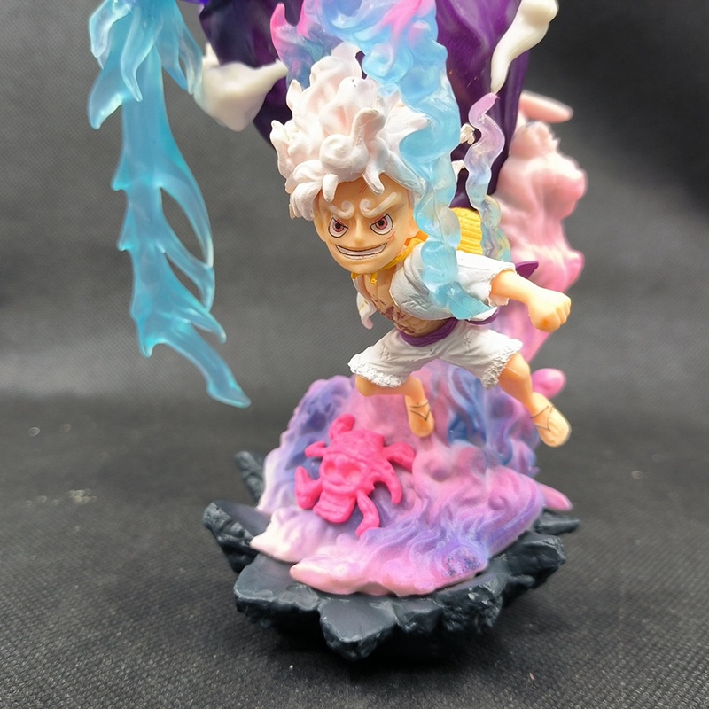 Mô Hình Nhân Vật luffy gear 5 Trong one piece 20cm Trang Trí Bàn Làm Việc