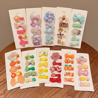 Set 10 Kẹp Tóc Nơ Dễ Thương Cho Bé Gái