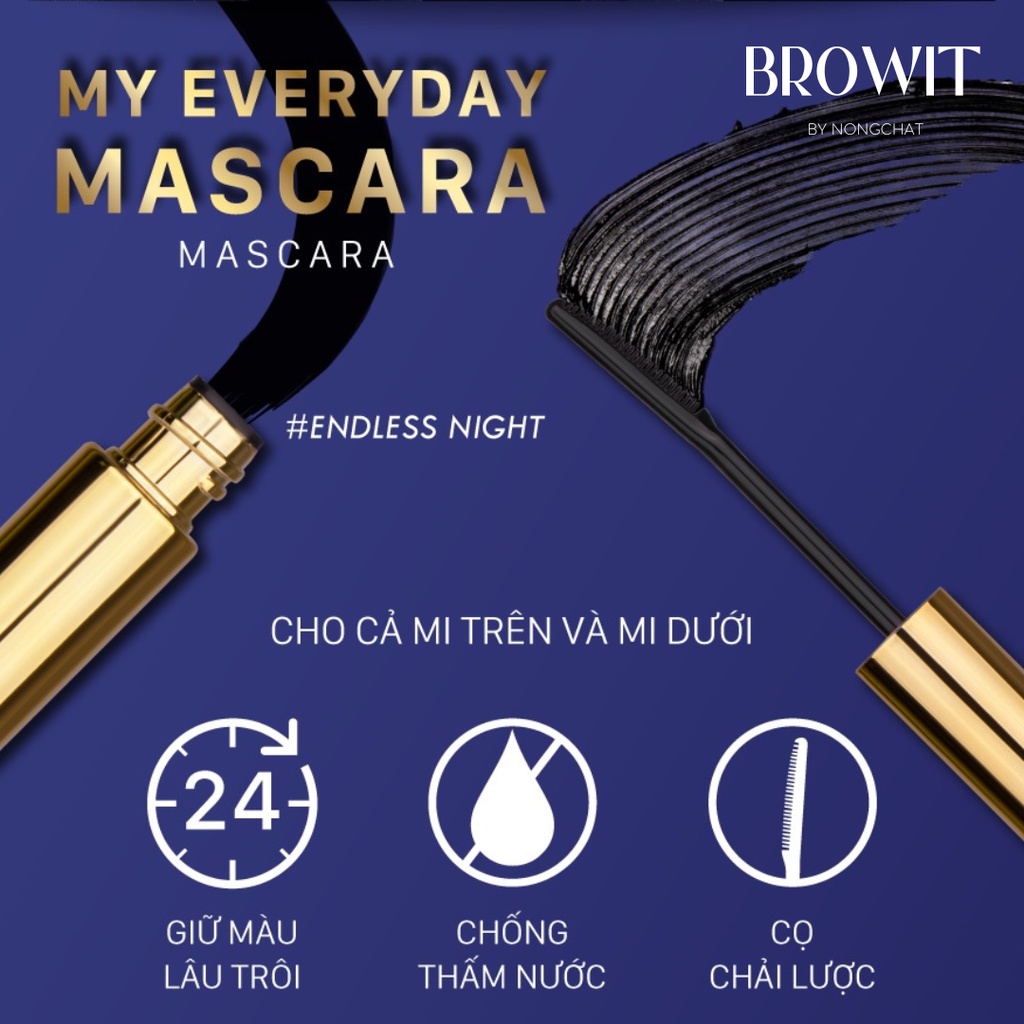 Mascara làm dày và dài mi Browit By Nongchat My Everyday Thái Lan