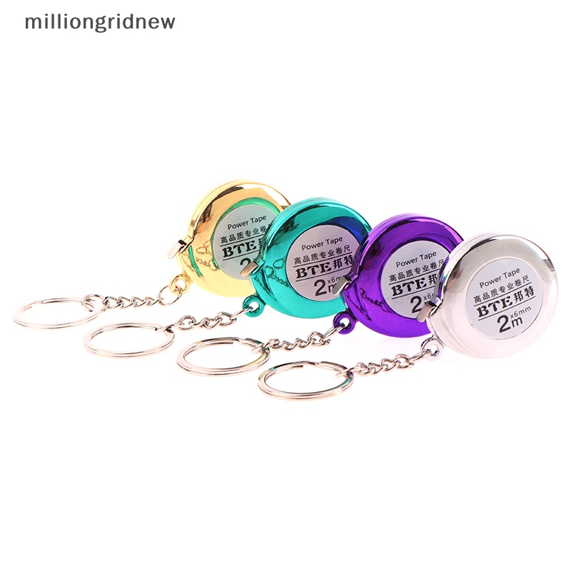 Thước Dây mini Đa Năng Có Móc Khóa Bằng Thép Sáng Tạo Và Thiết Thực 2m