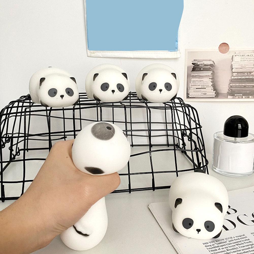 Đồ Chơi Nắn Bóp Đàn Hồi Giảm Stress Hình Gấu Trúc o0x4