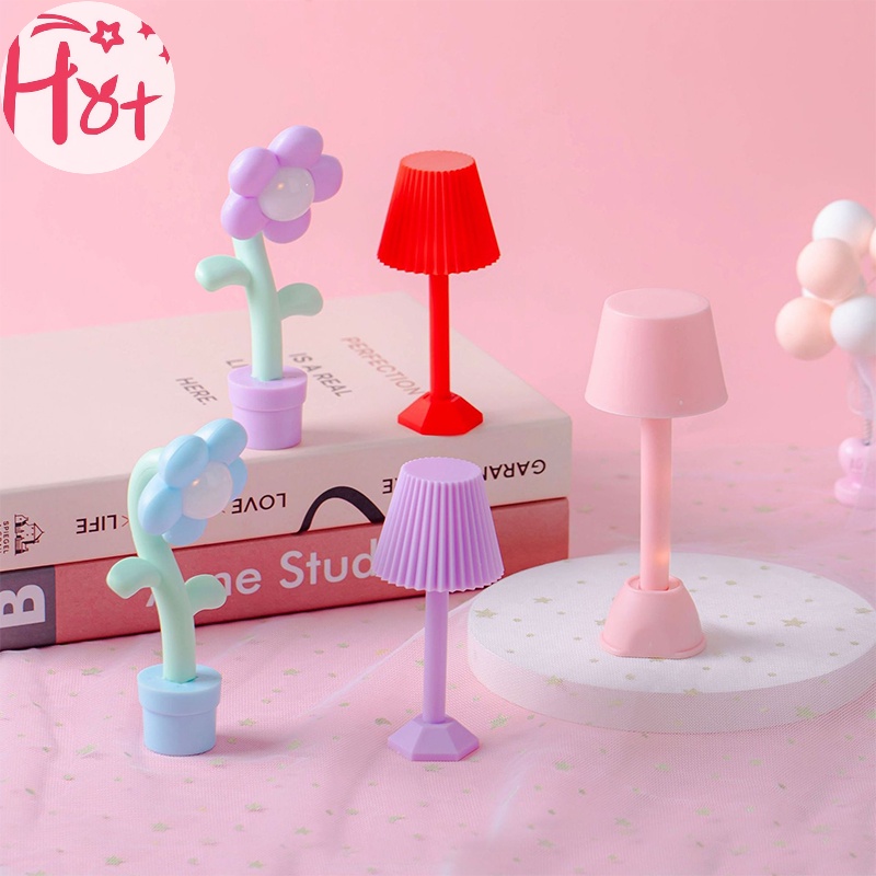 Jr Đèn led Ngủ mini Để Bàn Tỉ Lệ 1: 12 Trang Trí Nhà Búp Bê vn