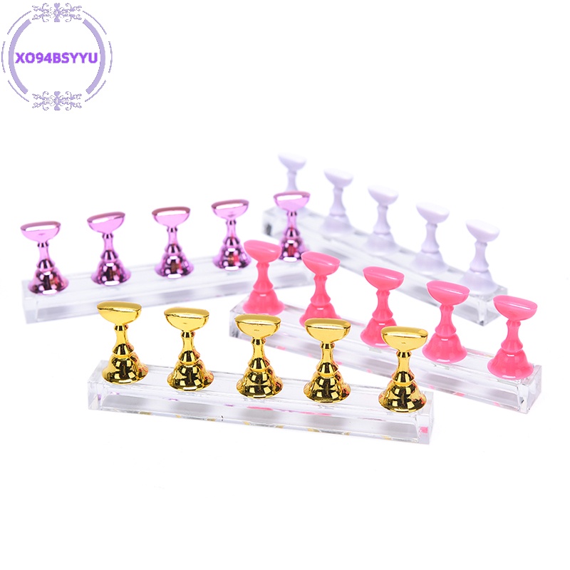 1 Bộ Giá Đỡ Trưng Bày Móng Tay Xo94Bsyu Bằng Nhựa acrylic Pha Lê vn