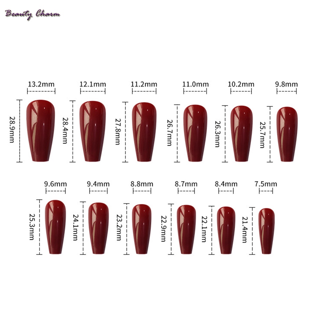 Móng Tay Giả Hình Vuông Dạng Ấn Dài Màu Sắc Có Thể Tái Sử Dụng Dùng Để Hóa Trang halloween