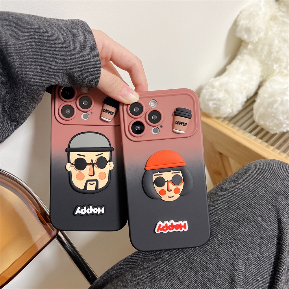 Ốp Điện Thoại Họa Tiết Cô Cậu Bé Đeo Kính Râm Cho xiaomi 13 10 10s 11 pro lite 12 12x 12s ultra redmi k30 k40 k50 k60
