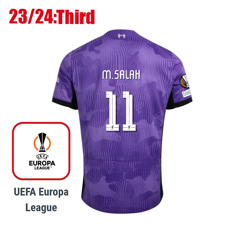 Áo Thun Bóng Đá Sân Khách liverpool 23 / 24  2023 / 2024 m.salah mac allister luis diaz Virus darwin Szoszlai