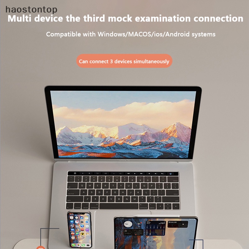 Bàn Phím Cơ gaming haostontop Không Dây Phát Sáng Cho pc / notebook vn