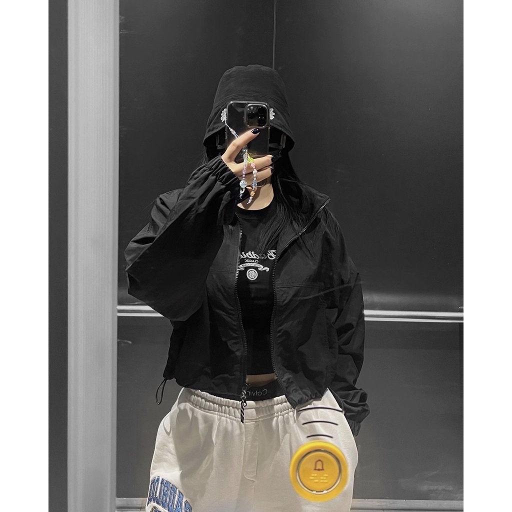 Badblood Áo Thun Tay Ngắn Thêu logo Ba Chiều Phong Cách Hàn Quốc Thời Trang Mùa Hè Cho Nữ