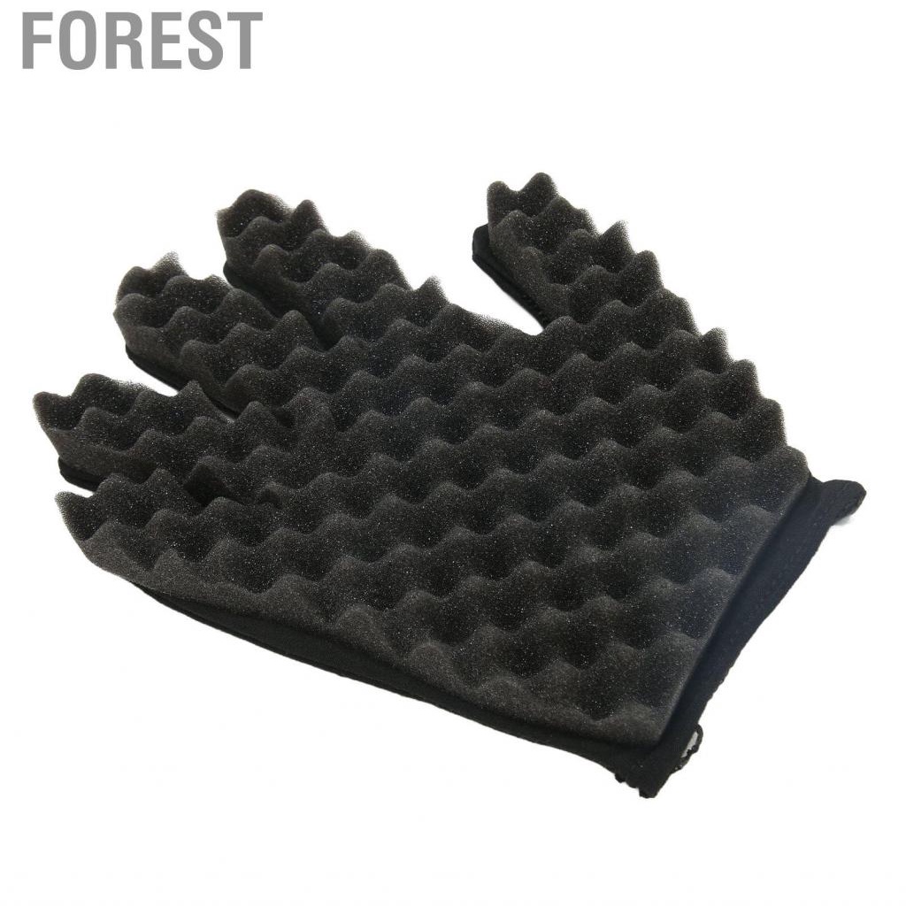 Forest Curling Sponge Glove Afro Coil Flexible Hair Twist For Barber Salon HPT