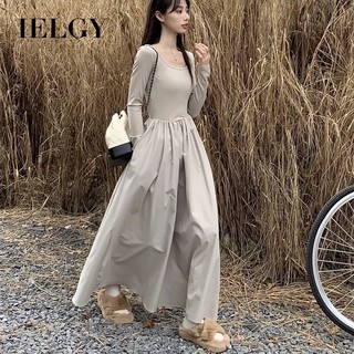 Váy dài tay mỏng cao cấp IELGY Pháp dành cho nữ