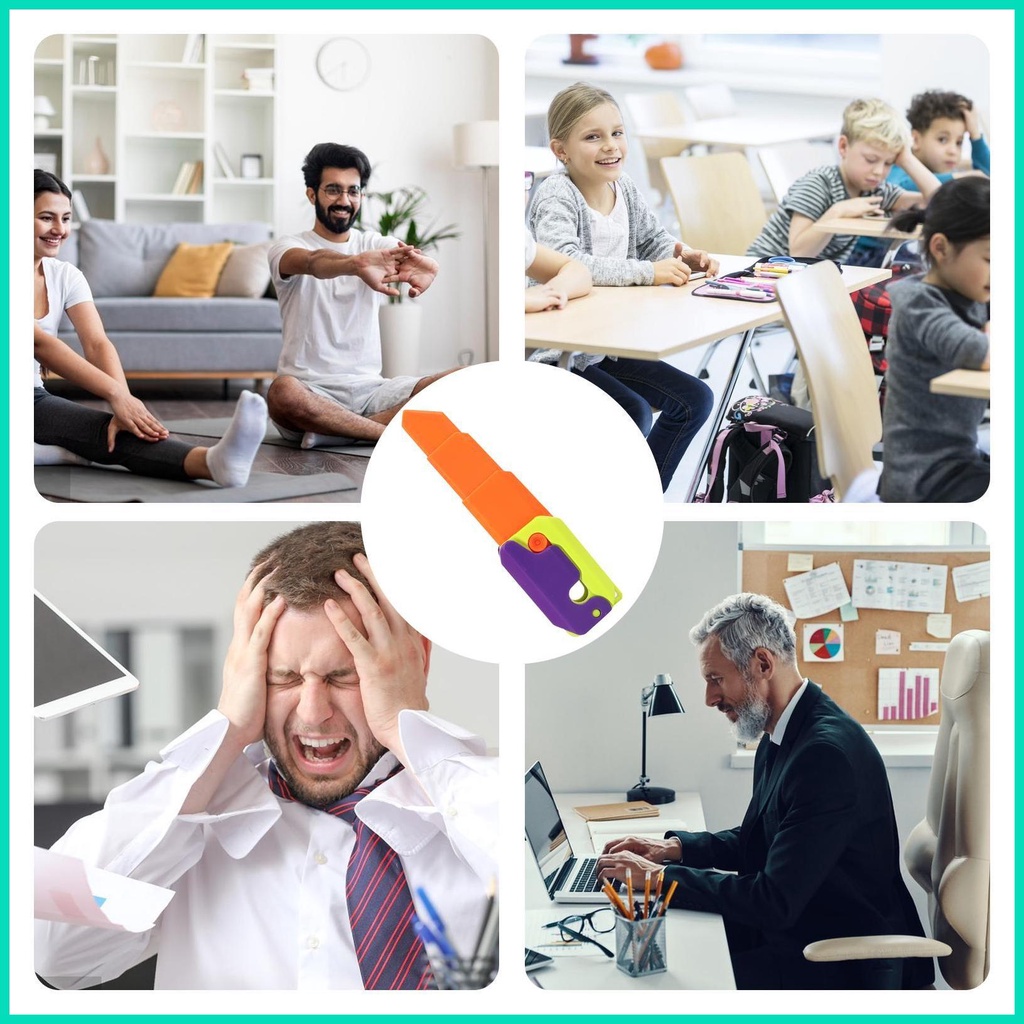 Đồ Chơi Nắn Bóp Đàn Hồi Giảm stress Hình Dao 3d