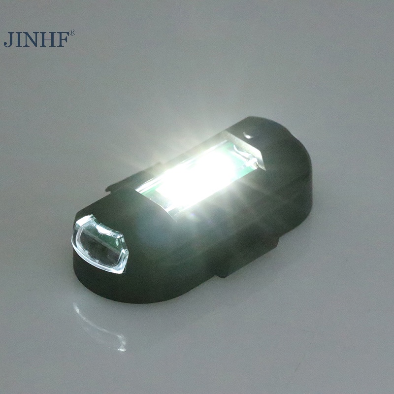Jinf Đèn led Tín Hiệu mini 7 Màu Gắn Đuôi Xe Đạp Chống Va Chạm