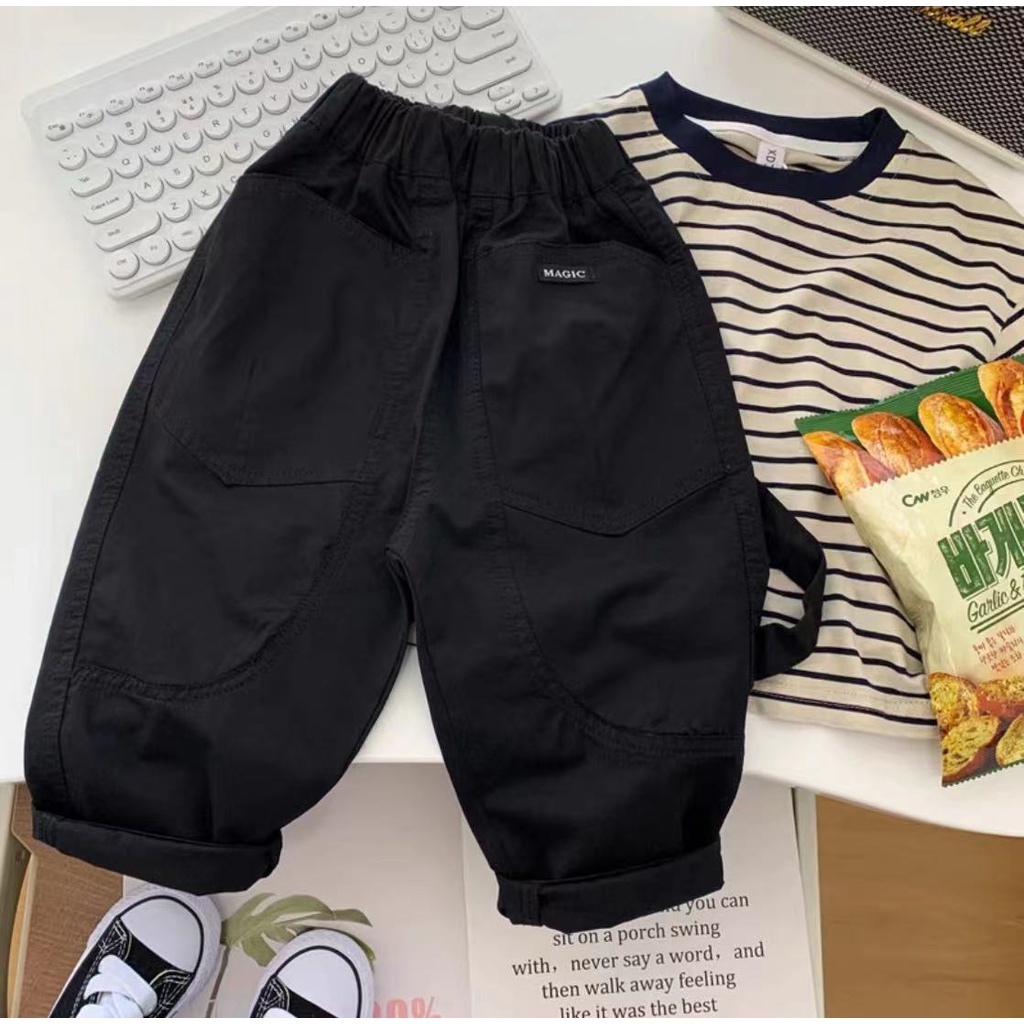 Quần Dài Phong Cách Hàn Quốc Mới Cho Bé Trai