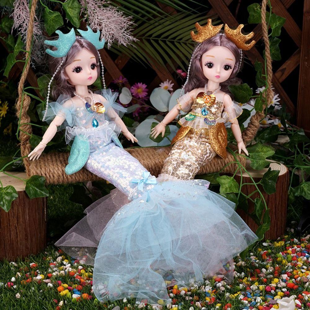 Mluck Búp Bê Nàng Tiên Cá Biết Hát Nàng Tiên Cá bjd Đang Bơi Lội Có Nhạc Dễ Thương