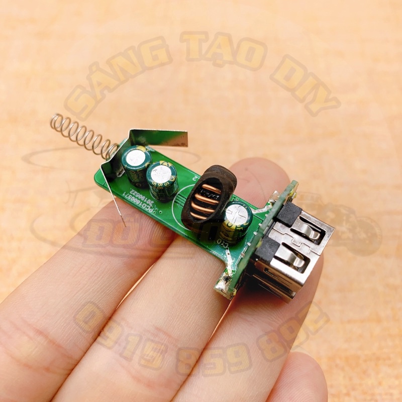 Mạch tẩu sạc 2 cổng USB input DC 12V - 24V output 5V 3.1A max 5.5A - Mạch buck, mạch hạ áp 12V