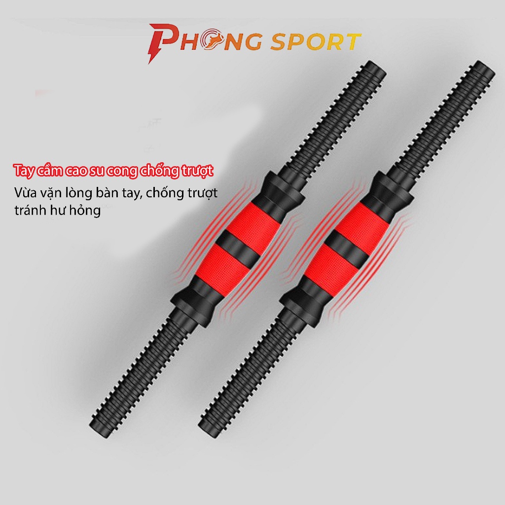 Tạ tập tay đẩy kết hợp 10kg, 20kg, 30kg, 40kg tập gym tại nhà - Phongsport