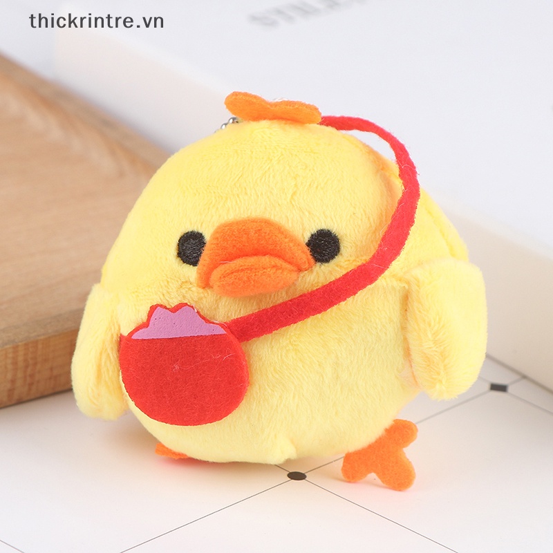 1 Móc Khóa Gà Nhồi Bông Đáng Yêu