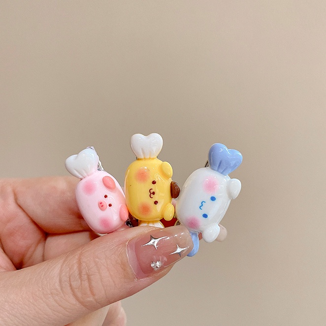 1 Kẹp Tóc Hoạt Hình Dễ Thương Cho Bé Gái