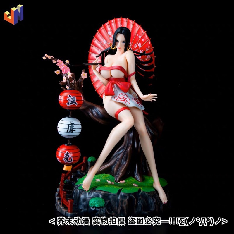 MÔ HÌNH FIGURE Boa Hancock mặc yếm sexy hở bạo  One Piece  - Trùm Figure Giá Rẻ tặng kèm ô tô