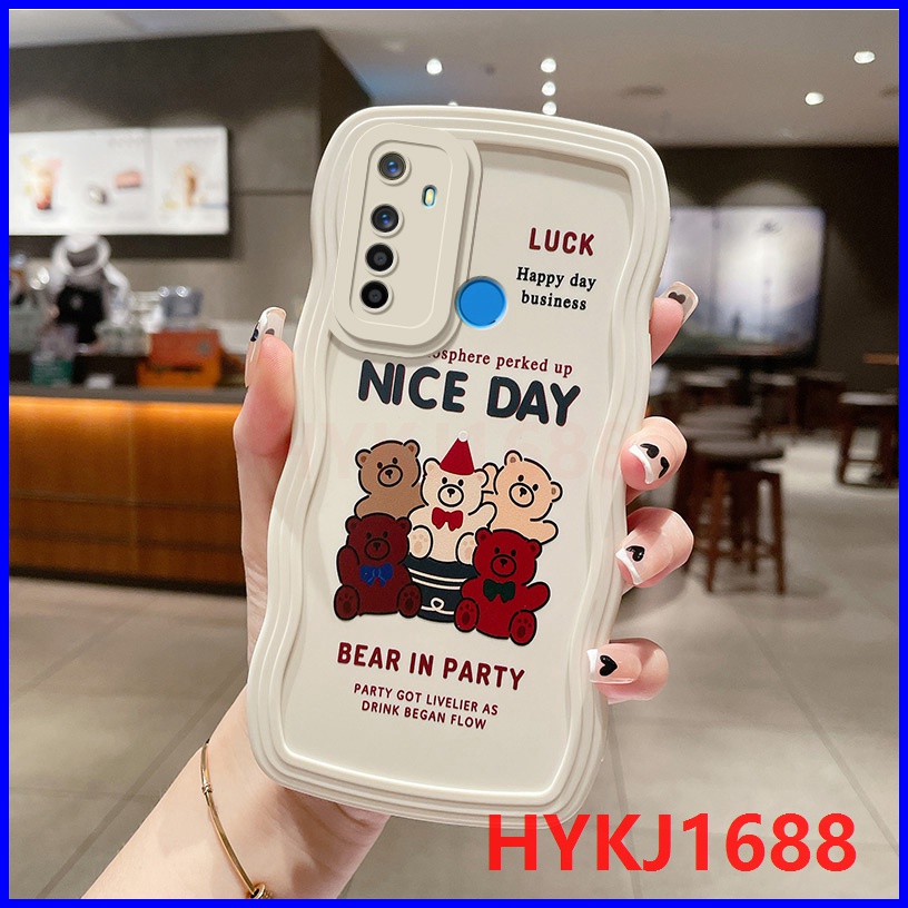 Ốp lưng Realme 5 ốp lưng Realme 5s ốp lưng Realme 5i ốp lưng Realme C3 Ốp Điện Thoại tpu Silicon Họa Tiết Gợn Sóng Dành Cho realme 5 realme 5s realme 5i realme c3 realme 6i DBL