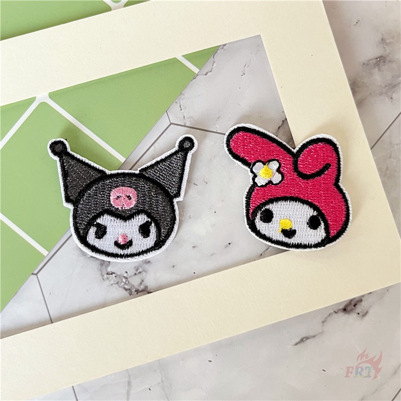 ♥ Con Dấu Trang Trí Hình Chú Mèo Đáng Yêu ♥ 1 Miếng Vá Ủi Thêu Hình chococat / keroppi / pochacco / cinnamoroll