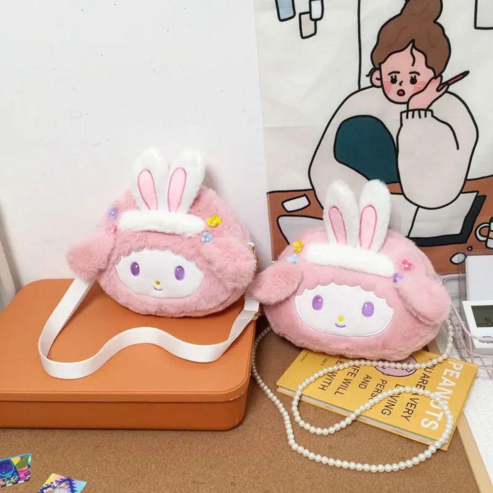Mmluck Túi Đeo Chéo Vai Hình Thỏ Hoạt Hình my melody Ngọt Ngào Cho Trẻ Em