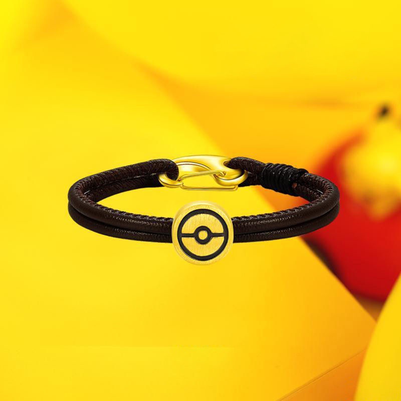 Pogo 2022 Vòng Tay Hình pikachu Màu Bạc Nhẹ Phong Cách niche Tinh Tế zhang yixing Cao Cấp Cho Cặp Đôi