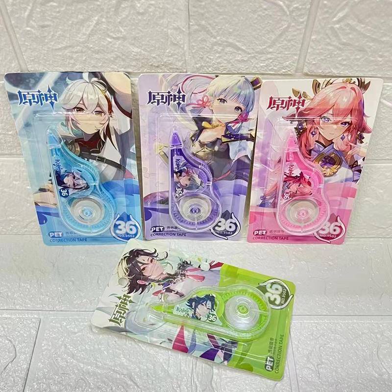 1 Cuộn Băng Keo Trắng Chơi game genshin Tác Động kaedehara kazuha xiao yae Mimisato ayaka