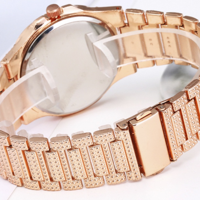 Đồng Hồ Đeo Tay Thời Trang Đính Đá Thanh Lịch Cho Nữ