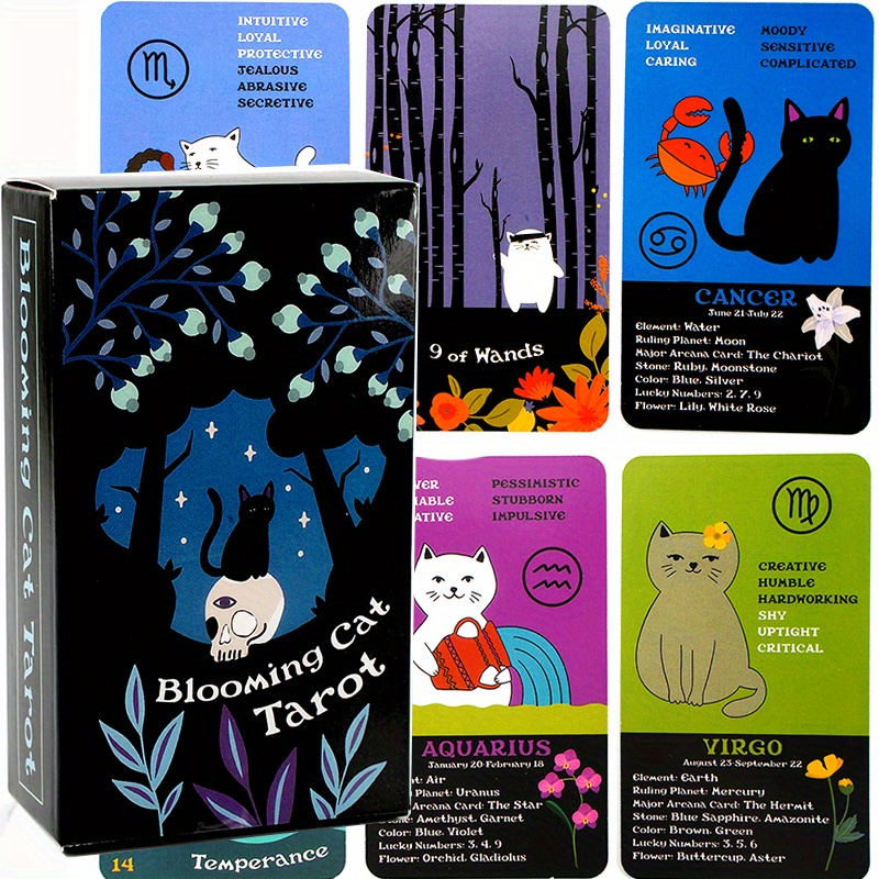 Bộ Bài tarot Mèo Con Dễ Thương - Món Quà Hoàn Hảo Cho Những Người Yêu Mèo!