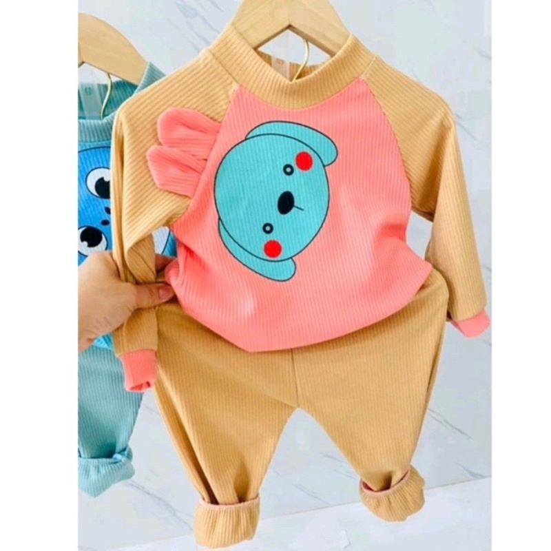 Set đồ bộ 6-18 Kg  hình động vật dễ thương cho bé