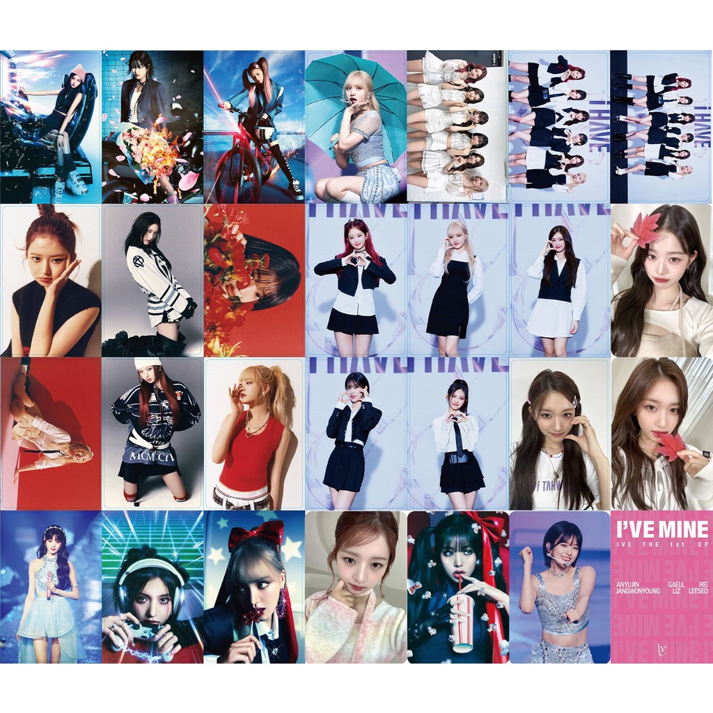IVE Album  Photocard Lomo Card Postcard 55pcs/box